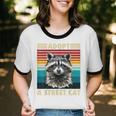 Raccoon Retro Unisex Ringer T-Shirt - Vintage Style for All