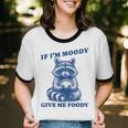 Raccoon Trash Panda Meme | Moody Foody Unisex Ringer Tee