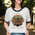 Racoon Trash Panda Kids' Cartoon Ringer Tee - Fun Unisex Style