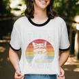 Vintage Retro Save The Trash Pandas Raccoon Unisex Cotton Ringer T-Shirt