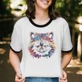 Watercolor Raccoon Unisex Cotton T-Shirt - Modern & Versatile Style