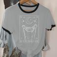 Raccoon Moon Ringer T-Shirt - Unisex Cotton Tee for Night Owls