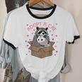 Adopt A Cat Team Trash Raccoon Opossum Unisex Ringer T-Shirt