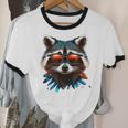 Cool Raccoon Unisex Cotton T-Shirt | Fun Outdoor Style