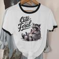 Panda Raccoon Unisex T-Shirt - Cute Cotton Tee for Animal Lovers