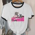 Raccoon Cotton Ringer T-Shirt | Unisex Introvert Gift | Fun Design