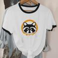 Raccoon Humor Unisex Ringer T-Shirt - Fun Cotton Tee