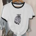 Raccoon Love Unisex Ringer T-Shirt - Fun Gift for Raccoon Fans