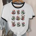 Raccoon Lover Christmas Ringer T-Shirt - Unisex Cotton Pajama Top