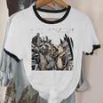 Raccoon & Opossum Party Ringer T-Shirt - Unisex Cotton Fun