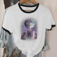 Rats Howling At The Moon Unisex Ringer T-Shirt | Fun Graphic Tee