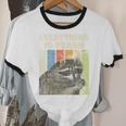 Retro Raccoon Camping T-Shirt | Unisex Cotton Ringer