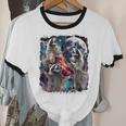 Three Raccoon Moon Unisex Cotton Ringer Tee | Fun Meme Vibes