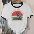 Trash Panda Spirit Animal Unisex Ringer T-Shirt | Raccoon Lovers