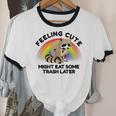Unisex Raccoon Pocket Ringer T-Shirt | Cute Animal Design