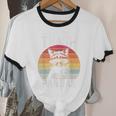 Vintage Retro Save The Trash Pandas Raccoon Unisex Cotton Ringer T-Shirt