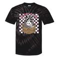 Adopt a Cat Team | Tie-Dye T-Shirt | Raccoon & Opossum Design Black Tie-Dye