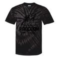 Certified Raccoon Specialist Tie-Dye T-Shirt | Vintage Style Fun Black Tie-Dye
