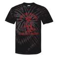 Cowboy Raccoon Tie-Dye T-Shirt - Humorous Western Style Black Tie-Dye