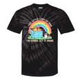 Groovy This Little Light-Of Mine Dumpster Fire Raccoon Tie-Dye T-Shirts Black Tie-Dye