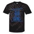 Moody Raccoon Tie-Dye Unisex T-Shirt | Fun Trash Panda Meme Black Tie-Dye