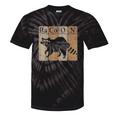 Raccoon Chemistry Tie-Dye T-Shirt - Fun Science Gift for Enthusiasts Black Tie-Dye