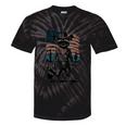 Raccoon Cowboy Western Tee - Tie-Dye Vintage Style for Adults Black Tie-Dye