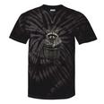 Raccoon Dad Tie-Dye T-Shirt | Fun Father's Day Gift Black Tie-Dye