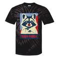 Raccoon Lover Tie-Dye T-Shirt - Fun Animal Print for Collections Black Tie-Dye