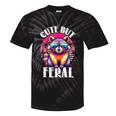 Raccoon Lovers Tie-Dye T-Shirt - Adorable Animal Theme - Small Black Tie-Dye