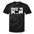 Raccoon Mom Tie-Dye T-Shirt - Animal Lover's Casual Tee Black Tie-Dye