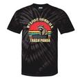 Raccoon Spirit Animal Tie-Dye T-Shirt | Fun for Raccoon Enthusiasts Black Tie-Dye