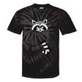 Raccoon Tie-Dye T-Shirt | Casual, Cartoon Animal | Classic Fit Black Tie-Dye
