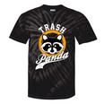 Raccoon Tie-Dye T-Shirt | Cute Trash Panda Design | Cartoon Style Black Tie-Dye
