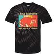 Raccoon Tie-Dye T-Shirt for Introverted Raccoon Lovers | Unisex Black Tie-Dye