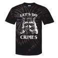 Raccoon Tie-Dye T-Shirt for Men | Quirky Animal Fun Theme Black Tie-Dye
