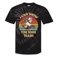 Raccoon Vintage Lovers Tie-Dye T-Shirt | Quirky Animal Charm Black Tie-Dye
