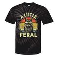 Retro Raccoon Graphic Tee - Family Collection | Tie-Dye Crew Neck Black Tie-Dye