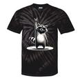 Retro Raccoon Tie-Dye T-Shirt - Rock Music Art for All Ages Black Tie-Dye