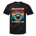 Retro Raccoon Tie-Dye T-Shirt - Vintage Style for All Ages Black Tie-Dye