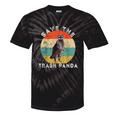 Save the Trash Panda Raccoon T-Shirt | Retro Vintage Tie-Dye Black Tie-Dye