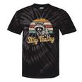 Stay Trashy Opossum & Raccoon Internet Meme Tie-Dye T-Shirt Black Tie-Dye