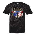 USA Patriotic Raccoon T-Shirt | July 4th Tie-Dye Trash Panda Tee Black Tie-Dye