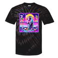 Vaporwave Raccoon Tie-Dye T-Shirt | Retrowave Synthwave Style Black Tie-Dye