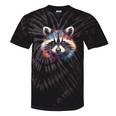 Watercolor Raccoon Unisex T-Shirt - Modern Tie-Dye Style | All-Season Wear Black Tie-Dye