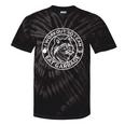 Workout Gym Raccoon Tie-Dye T-Shirt | Fun Fitness Motivation Black Tie-Dye