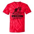 Certified Raccoon Specialist Tie-Dye T-Shirt | Vintage Style Fun Red Tie-Dye