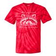 Cute Baby Raccoon Tie-Dye T-Shirt - Unique Style Expression Red Tie-Dye
