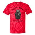 Raccoon Dad Tie-Dye T-Shirt | Fun Father's Day Gift Red Tie-Dye