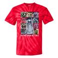 Raccoon Meme Tie-Dye T-Shirt - Fun Unisex Animal Tee Red Tie-Dye